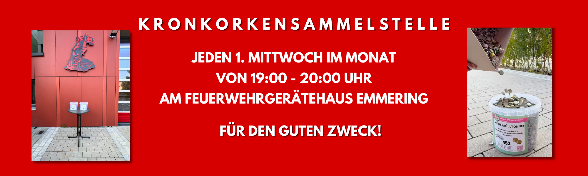 Kronkorken sammeln für die Kronkorkenhilfe e.V